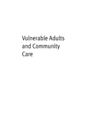 book Vulnerable adults and community care