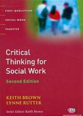 book Critical thinking for social work