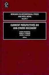 book Current perspectives on job-stress recovery