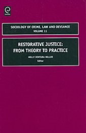 book Restorative justice : from theory to practice