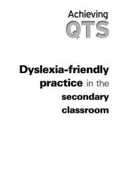 book Dyslexia-friendly Practice in the Secondary Classroom