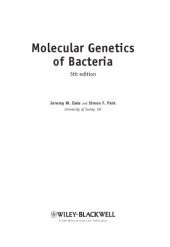 book Molecular genetics of bacteria
