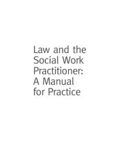 book Law and the Social Work Practitioner : a Manual for Practice