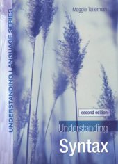 book Understanding syntax