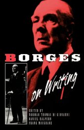 book Borges On Writing