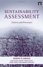 book Sustainability Assessment: Criteria and Processes