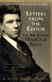 book Letters from the Editor: The New Yorker's Harold Ross