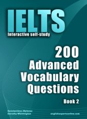 book IELTS Interactive self-study: 200 Advanced Vocabulary Questions/ Book 2. A powerful method to learn the vocabulary you need.