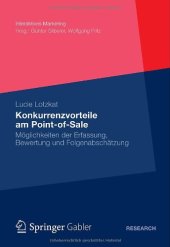 book Konkurrenzvorteile am Point-of-Sale: Möglichkeiten der Erfassung, Bewertung und Folgenabschätzung