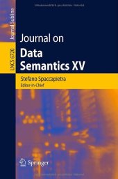 book Journal on data semantics XV
