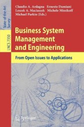 book Business System Management and Engineering: From Open Issues to Applications
