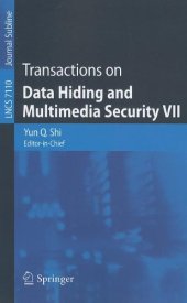 book Transactions on data hiding and multimedia security VII