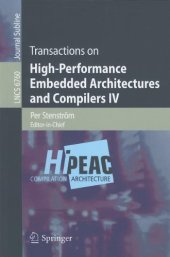 book Transactions on high-performance embedded architectures and compilers IV