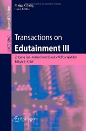 book Transactions on Edutainment III