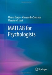 book MATLAB for Psychologists