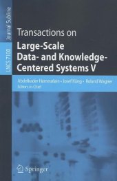 book Transactions on large-scale data- and knowledge-centered systems V