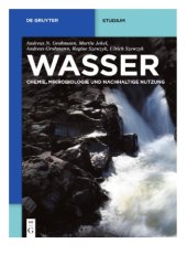 book Wasser: Chemie, Mikrobiologie und nachhaltige Nutzung