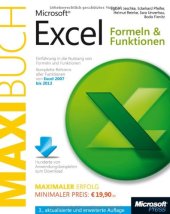 book Microsoft Excel: Formeln & Funktionen - Das Maxibuch, 3. Einführung in die Nutzung von Formeln und Funktionen