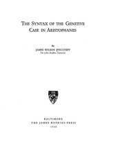 book The Syntax of the Genitive Case in Aristophanes