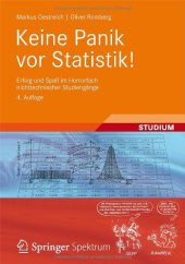 book Keine Panik vor Statistik! Erfolg und Spaß im Horrorfach nichttechnischer Studiengänge