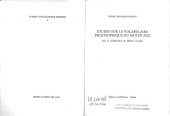 book Etudes sur le vocabulaire philosophique du Moyen Age