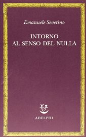 book Intorno al senso del nulla