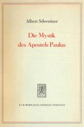 book Die Mystik des Apostels Paulus