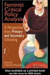 book Feminist critical policy analysis