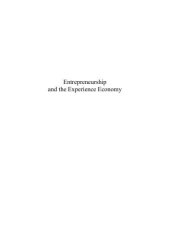 book Entrepreneurship and the experience economy