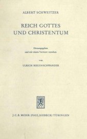 book Reich Gottes und Christentum