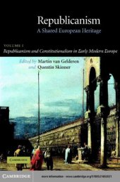 book Republicanism : a shared European heritage. Vol. 1, Republicanism and constitutionalism in early modern Europe