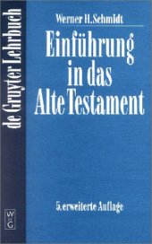 book Einführung in das Alte Testament