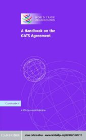 book A Handbook on the GATS Agreement AWTO Secretariat Publication Prepared by the WTO Trade in Services Division