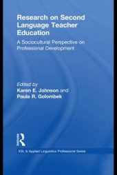 book Research on second language teacher education : a sociocultural perspective on professional development