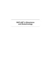 book MATLAB® in bioscience and biotechnology