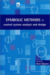 book Symbolic Methods in Control System Analysis and Design