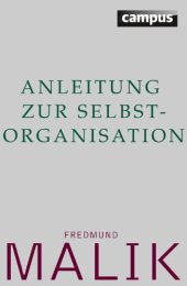 book Anleitung zur Selbstorganisation