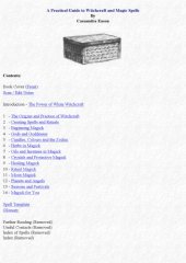 book A Practical Guide To Witchcraft And Magic Spells (occult)