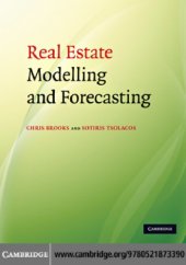 book Real Estate Modelling and Forecasting