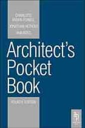 book Architect's pocket book