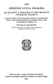 book The Mīmāṅsā nyāya prakāśa; or, Āpadevī: a treatise on the Mīmāṅsā system