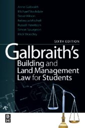 book Galbraith's Building and Land Management Law for Students