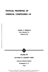 book Physical properties of chemical compounds / 3.