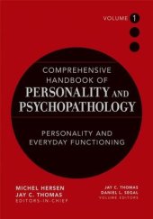 book Comprehensive Handbook of Personality and Psychopathology , Personality and Everyday Functioning