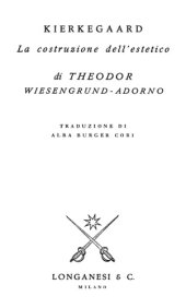 book Kierkegaard. La costruzione dell'estetico