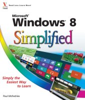 book Windows 8 Simplified