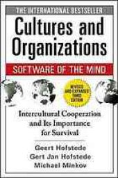 book Cultures and organizations : software of the mind : intercultural cooperation and its importance for survival