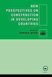 book New perspectives on construction in developing countries