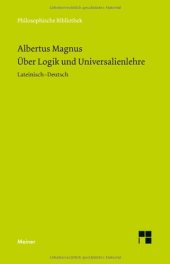 book Über Logik und Universalienlehre