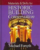 book Materials & skills for historic building conservation